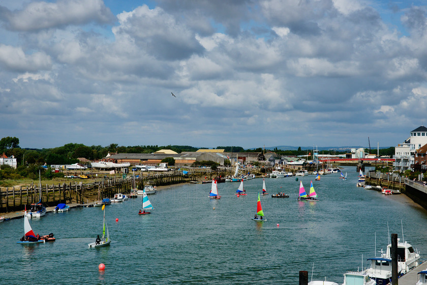 Yachts & dinghies River Arun 
 Yachts & dinghies on River Arun, Littlehampton, West Sussex 
 Keywords: Yachts, dinghies, River Arun, Sunset, Sky, Clouds, Littlehampton, West Sussex