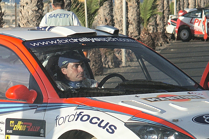 Carlos2 upsized 
 Keywords: WRC, Cyprus Rally, early morning start, focus, anticipation, Limassol, Cyprus, Carlos Sainz