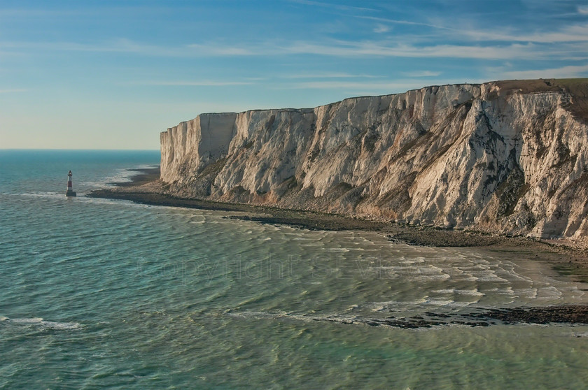 Sussex coast00128 
 Beachy Head Lighthouse: Sussex aerial view 
 Keywords: Beachy Head Lighthouse, Sussex, UK