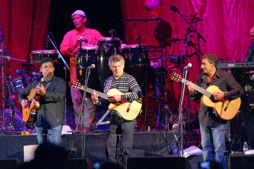 Gipsy Kings04759 
 Gipsy Kings in open air concert, 12th July 2008 at Audley End House, Saffron Walden in Essex, UK 
 Keywords: Gipsy Kings, concert, 12th July 2008, open air, Audley End House, Saffron Walden, Essex, UK