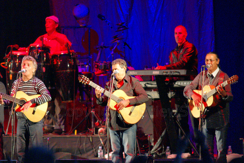 Gipsy Kings04746 
 Gipsy Kings in open air concert, 12th July 2008 at Audley End House, Saffron Walden in Essex, UK 
 Keywords: Gipsy Kings, concert, 12th July 2008, open air, Audley End House, Saffron Walden, Essex, UK