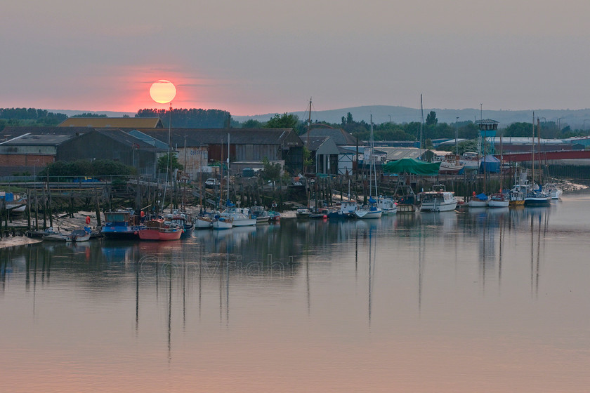 Sunset River Arun 
 Reflections on River Arun at sunset, Littlehampton; West Sussex 
 Keywords: River Arun, Sunset, Reflections, Sky, Clouds, Littlehampton, West Sussex