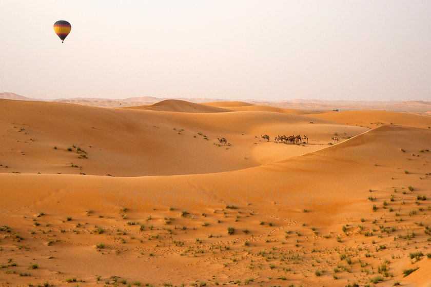 Al Ain balloon8677 
 Desert and dunes view around Al Ain, UAE 
 Keywords: Al Ain, desert, dunes, UAE