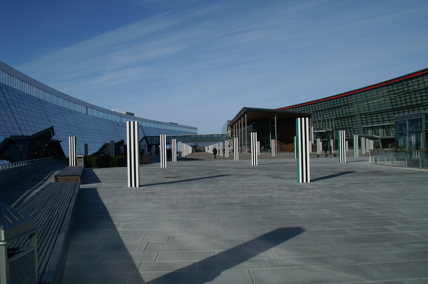 Oslo Telenor1 
 Modern architecture of Telenor Office buildings, Fornebu, Oslo, Norway 
 Keywords: Oslo, Norway, Fornebu, Telenor Offices, perspective