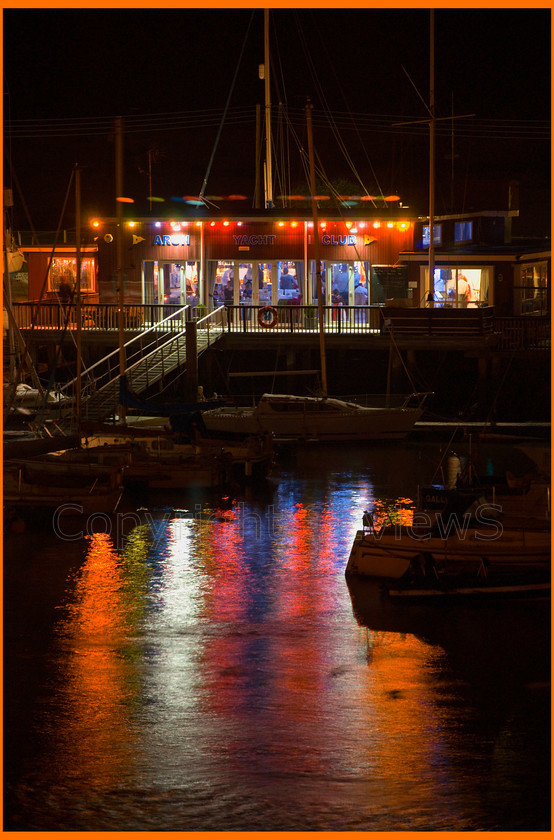 Arun Yacht Club party reflections 
 Party reflections at Arun Yacht Club 
 Keywords: River Arun, Reflections, Littlehampton, West Sussex, yachts