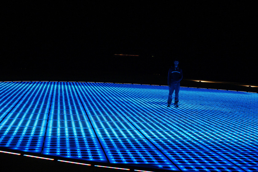 floor lighting2714 
 Changing colours of floor lighting, Zadar, Croatia 
 Keywords: Floor lighting, changing colours, Zadar, Croatia